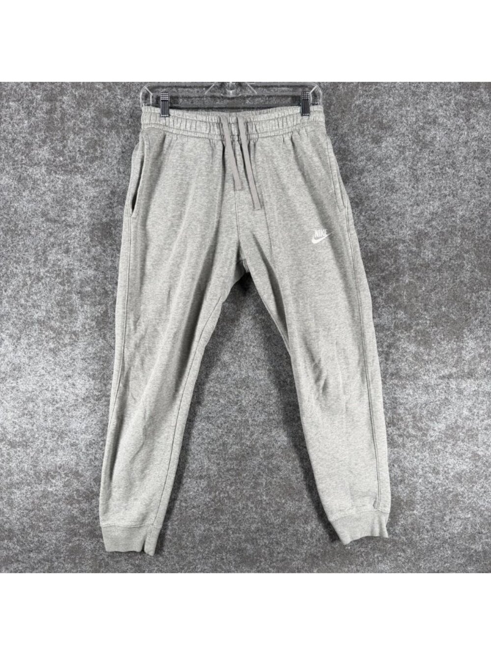 Nike Sportswear Club Fleece Jogger Pants Mens S Gray Performance Mid Rise Sports